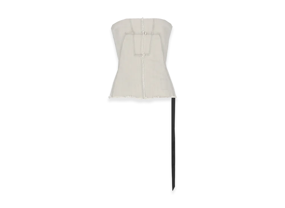 Rick Owens DRKSHDW Women's 'bustier' Top "White"