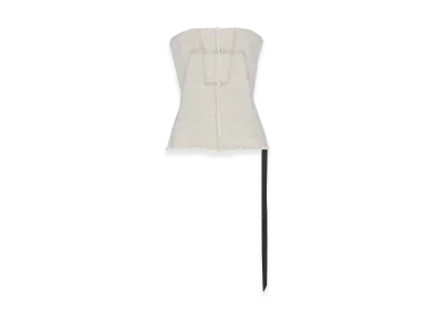 Rick Owens DRKSHDW Women's 'bustier' Top "White"