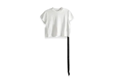 Rick Owens DRKSHDW Women's 'cropped Small Level T' T-Shirt "White"