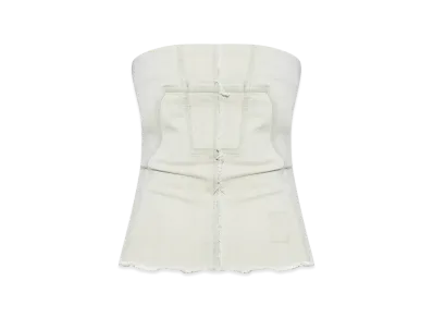 Rick Owens DRKSHDW Women's Bustier Top "White"