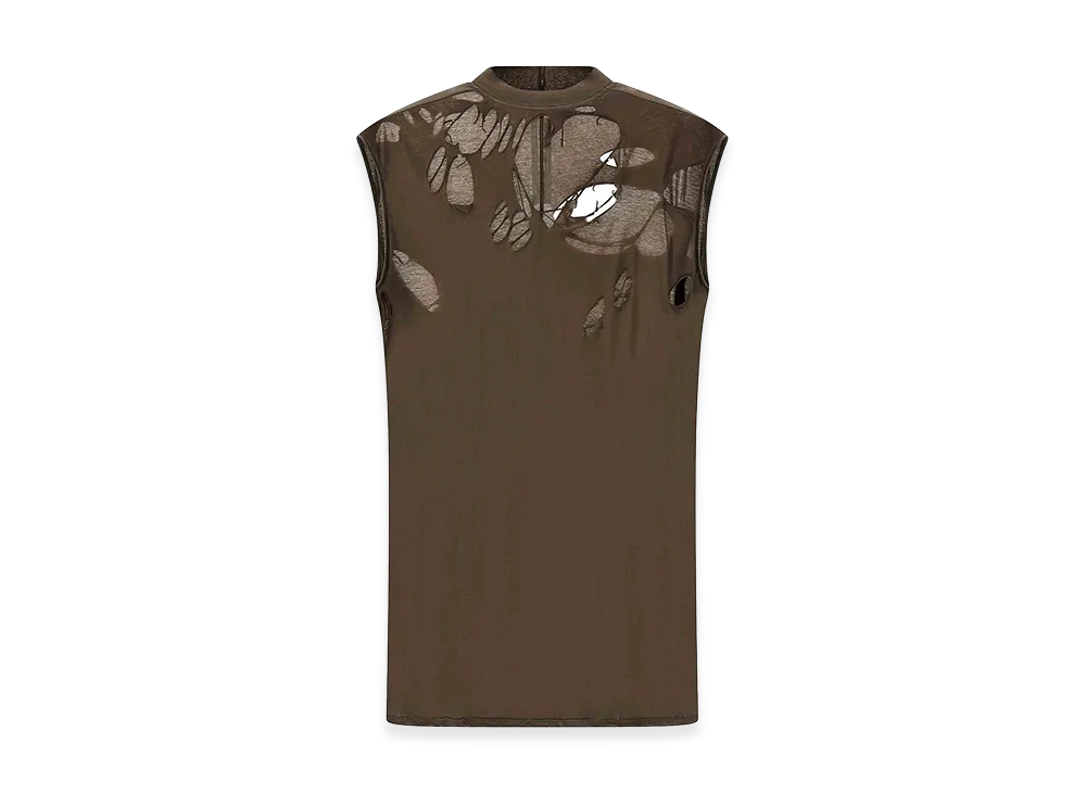 Rick Owens DRKSHDW Tarp Tank Top "Brown"