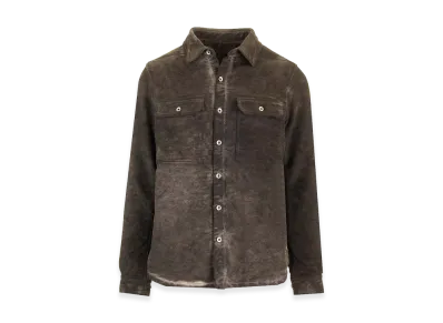 Rick Owens DRKSHDW Denim Shirt "Dark Gray"