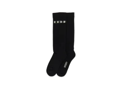 Rick Owens DRKSHDW Women's Jacquard Logo Socks "Black"