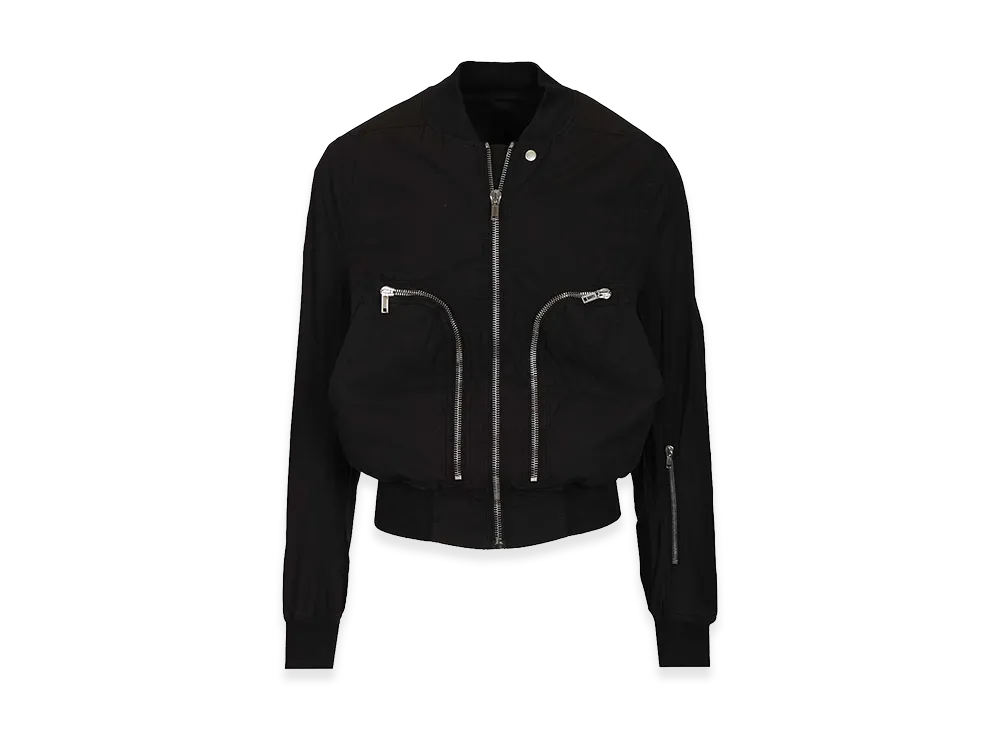 Rick Owens DRKSHDW Bauhaus Flight Bomber Jacket "Black"
