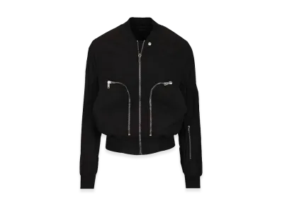 Rick Owens DRKSHDW Bauhaus Flight Bomber Jacket "Black"