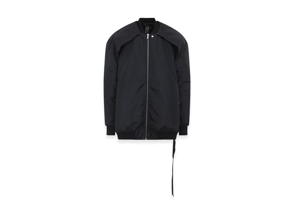 Rick Owens DRKSHDW Convertible Jumbo Peter Flight Bomber Jacket "Black"
