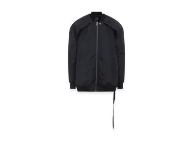 Rick Owens DRKSHDW Convertible Jumbo Peter Flight Bomber Jacket "Black"