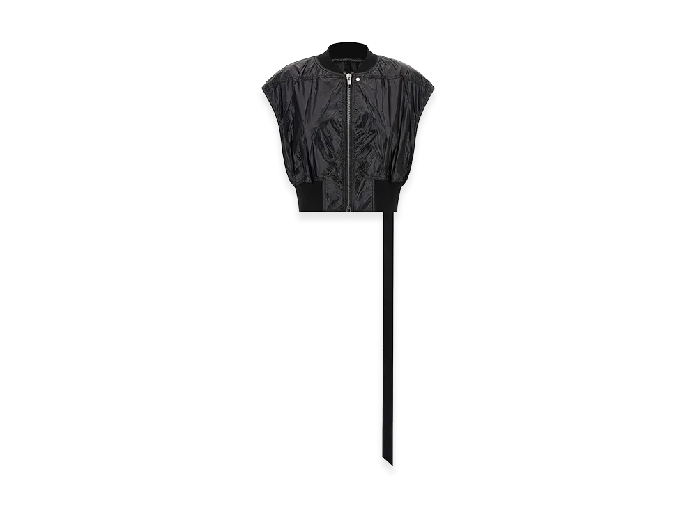 Rick Owens DRKSHDW Women's Tatlin Bomber Vest "Black"