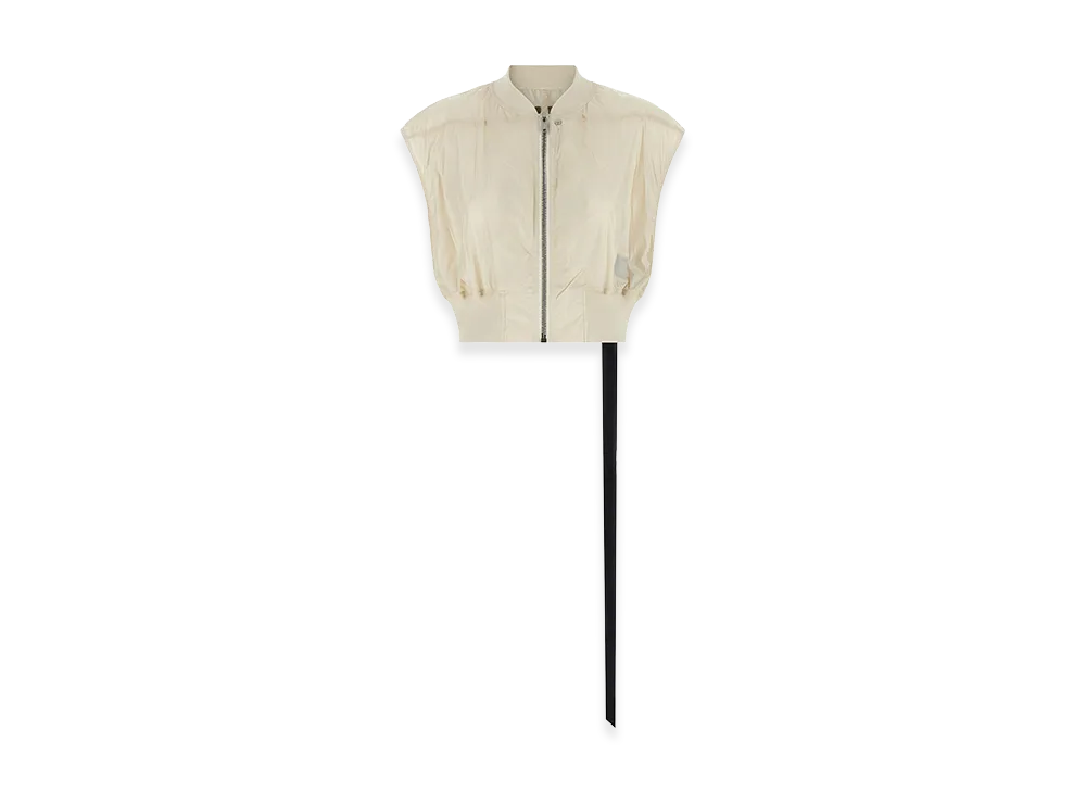 Rick Owens DRKSHDW Women's Tatlin Bomber Vest "Beige"