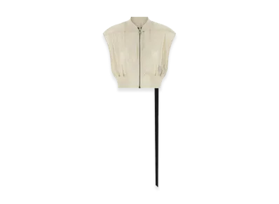 Rick Owens DRKSHDW Women's Tatlin Bomber Vest "Beige"