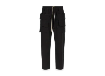 Rick Owens DRKSHDW Creatch Cargo Drawstring Pants "Black"