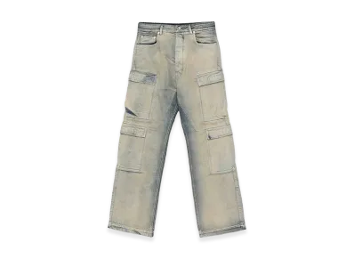 Rick Owens DRKSHDW Double Cargo Jeans "Light Blue"