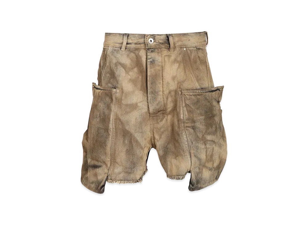Rick Owens DRKSHDW Stefan Cargo Shorts "Beige"