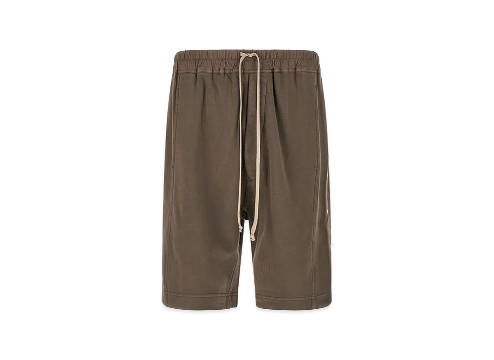 Rick Owens DRKSHDW Wide Pusher Short Bermuda Shorts "Brown"