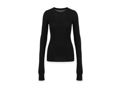 Rick Owens DRKSHDW Women's Lond Sleeve T-Shirts "Black"
