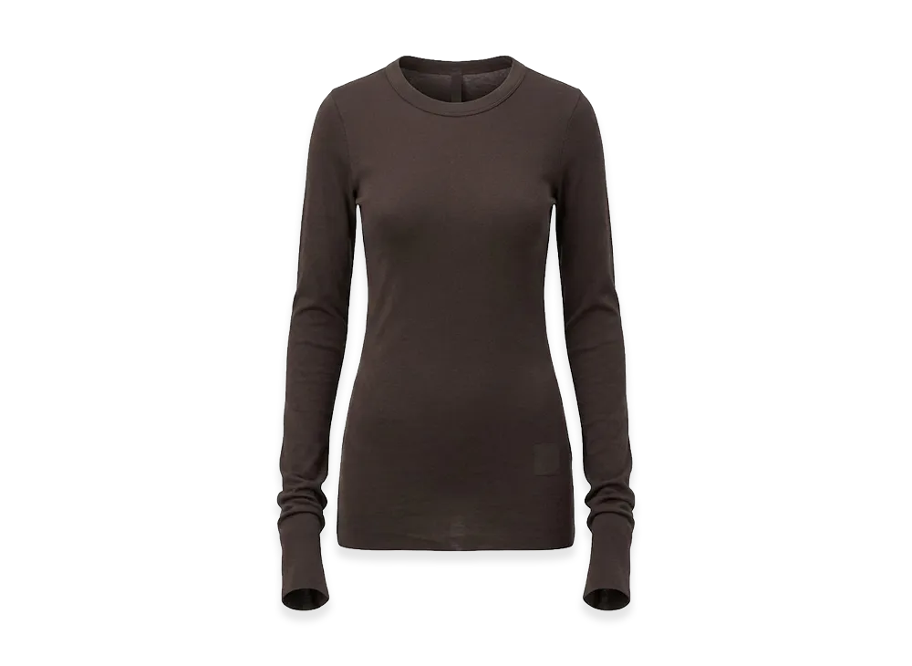 Rick Owens DRKSHDW Women's Long Sleeve T-Shirts "Brown"
