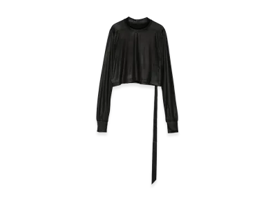Rick Owens DRKSHDW Women's Lond Sleeve T-Shirts "Black"