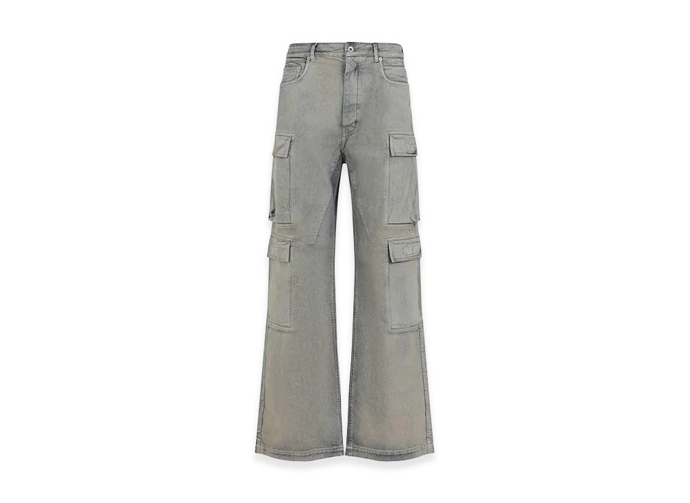 Rick Owens DRKSHDW Double Cargo Jeans "Blue"