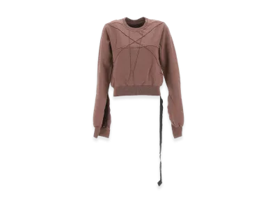 Rick Owens DRKSHDW Women's Cropped Sweatshirt "Brown"