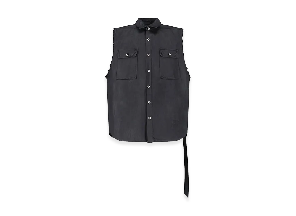 Rick Owens DRKSHDW Sleeveless Shirts "Black"
