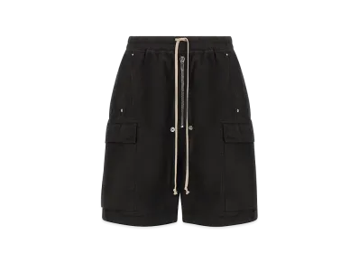 Rick Owens DRKSHDW Cargobela Bermuda Shorts "Black"