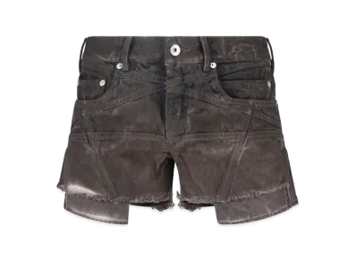 Rick Owens DRKSHDW Women's Denim Shorts "Dark Gray"