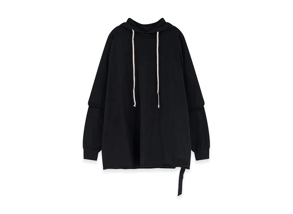 Rick Owens DRKSHDW Tommy Hustler Hoodie "Black"