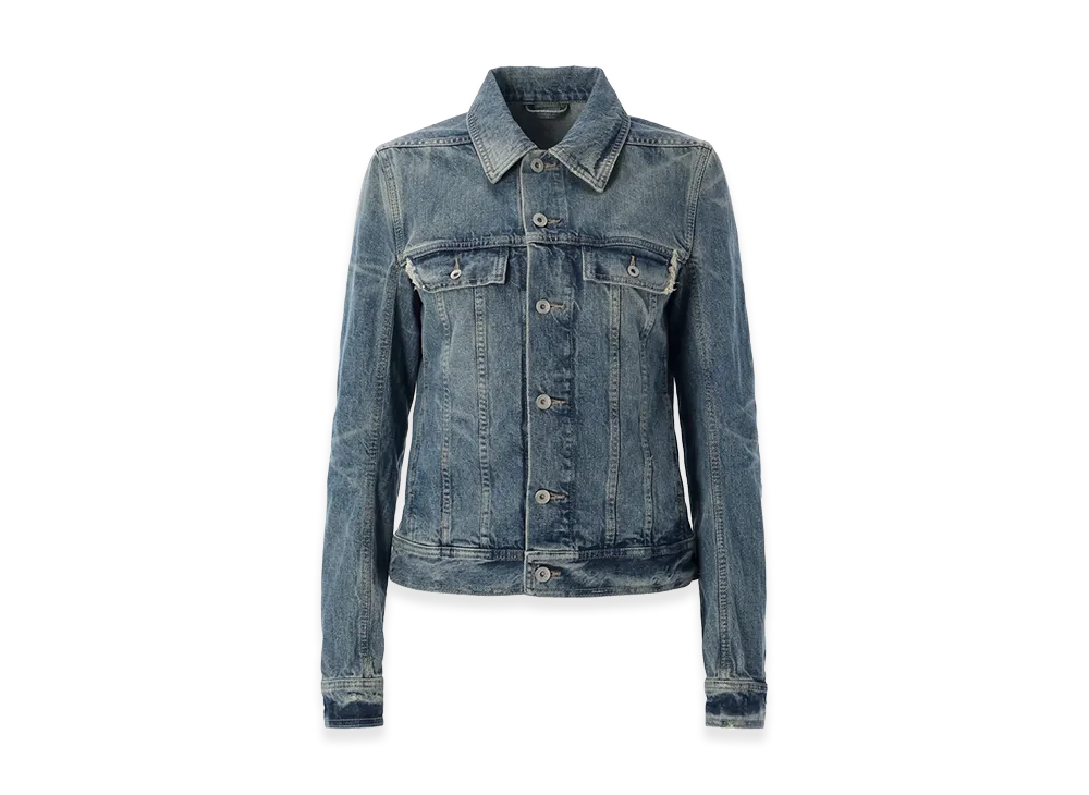 Rick Owens DRKSHDW Women's Coats "Washed Indigo"
