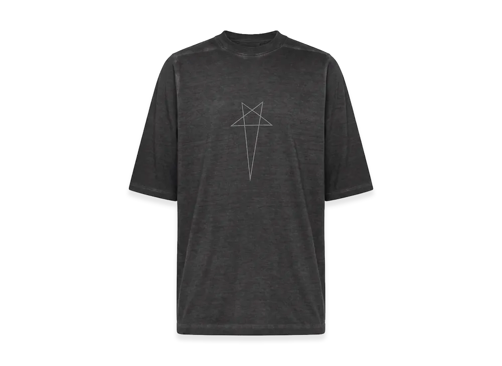 Rick Owens DRKSHDW T-Shirt "Faded Black/Silver"