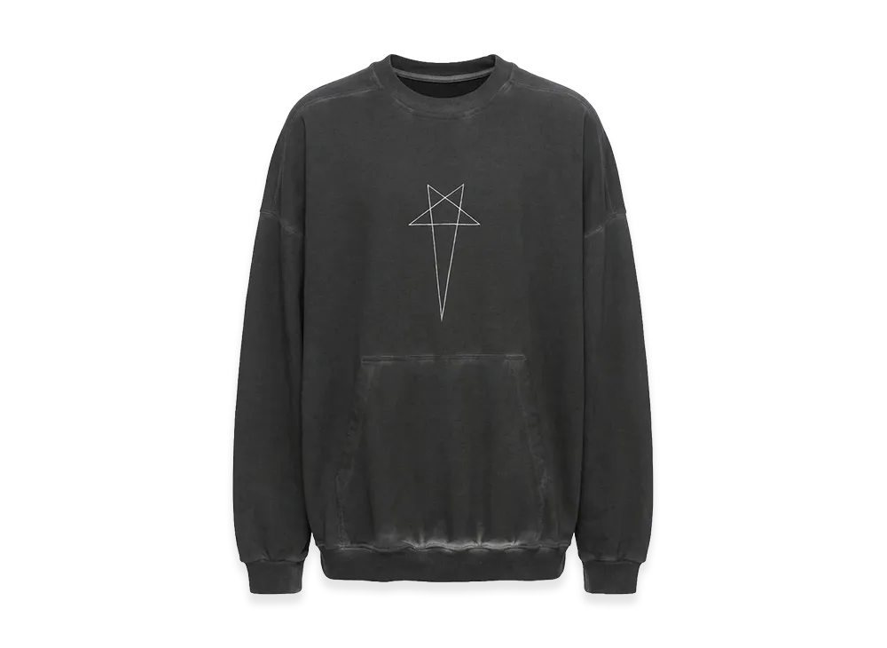 Rick Owens DRKSHDW Sweatshirt "Faded Black/Silver"