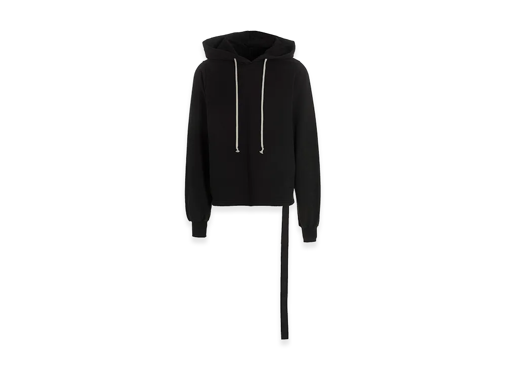 Rick Owens DRKSHDW Asymmetrical Stitching Hoodie "Black"