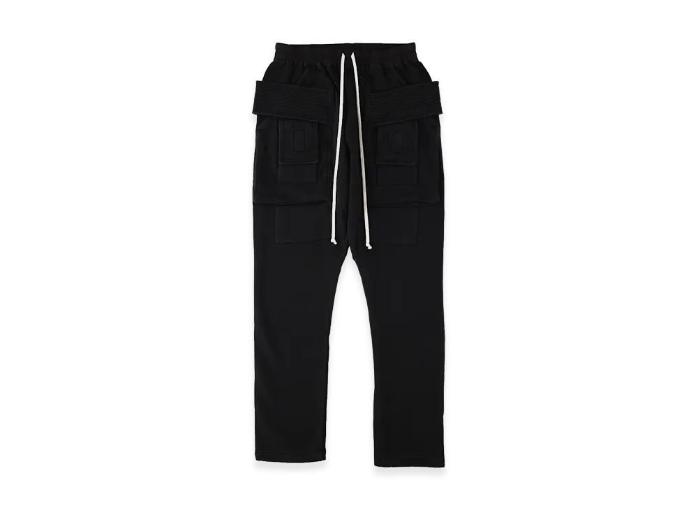 Rick Owens DRKSHDW Pantalone Cargo Creatch "Black"