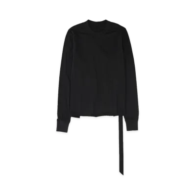 Rick Owens DRKSHDW T-Shirt In Cotone A Manica Lunga "Black"