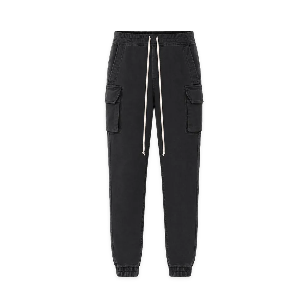 Rick Owens DRKSHDW Jeans Cargo Mastodon Cut "Black"