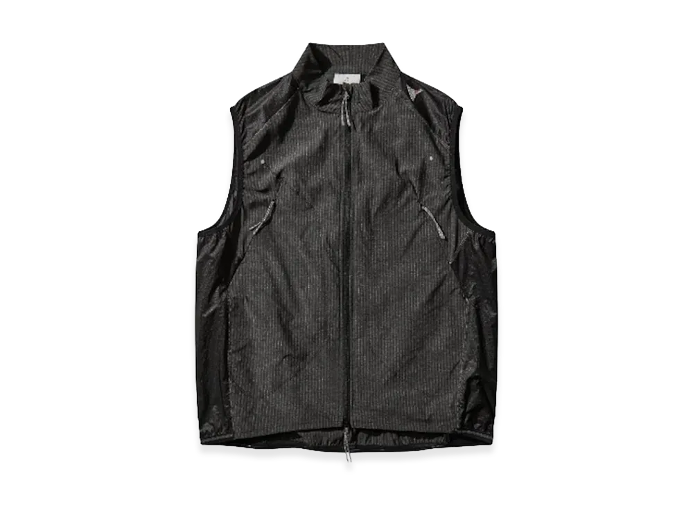 ROA Numb Pinstriped Commuting Vest "Black"