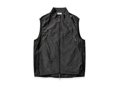 ROA Numb Pinstriped Commuting Vest "Black"