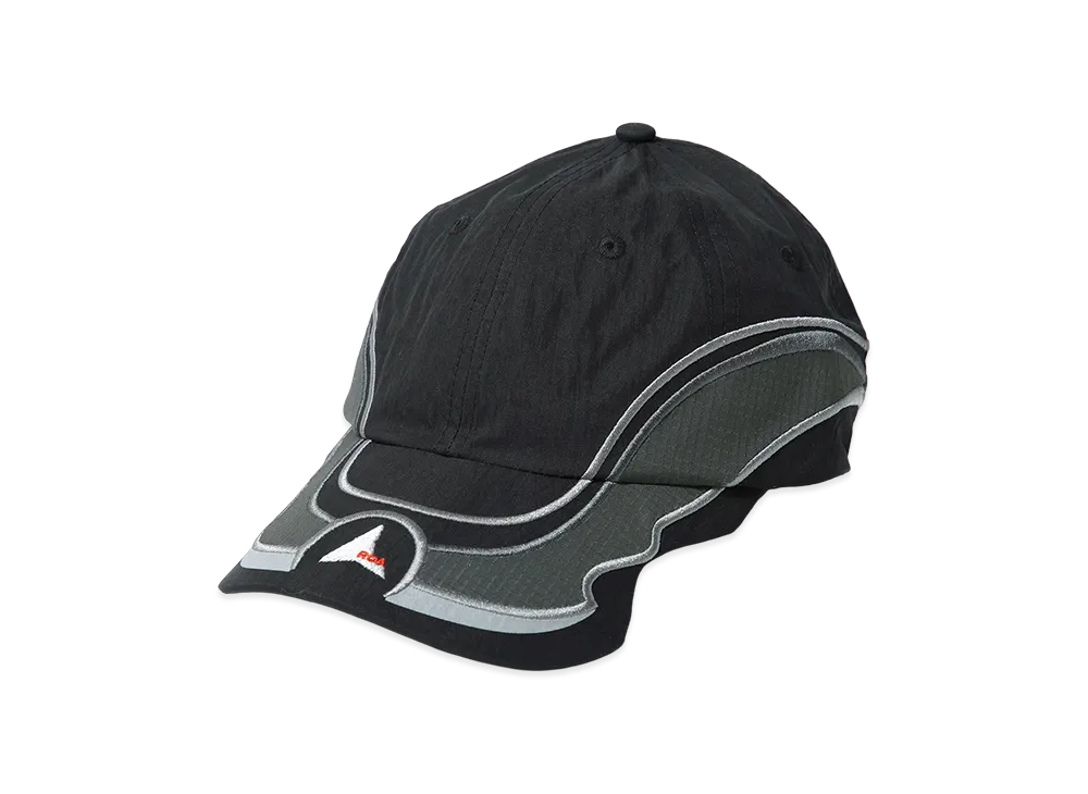 ROA Pursuit 6 Panel Cap "Black"