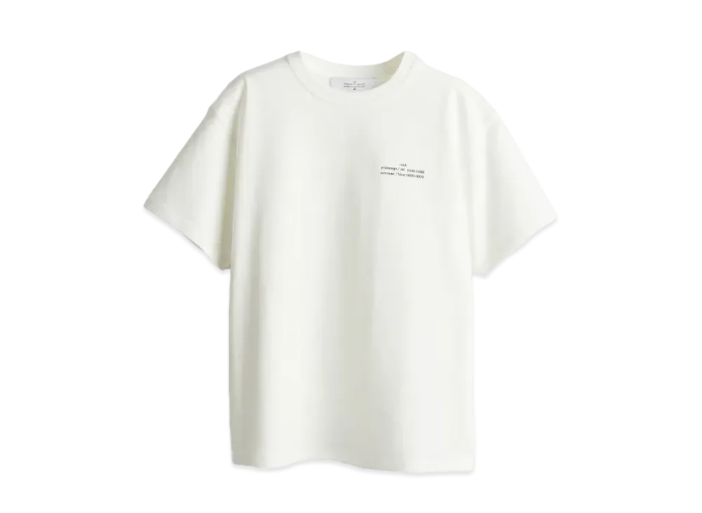 rokh x H&M Oversized Printed T-Shirt "White"