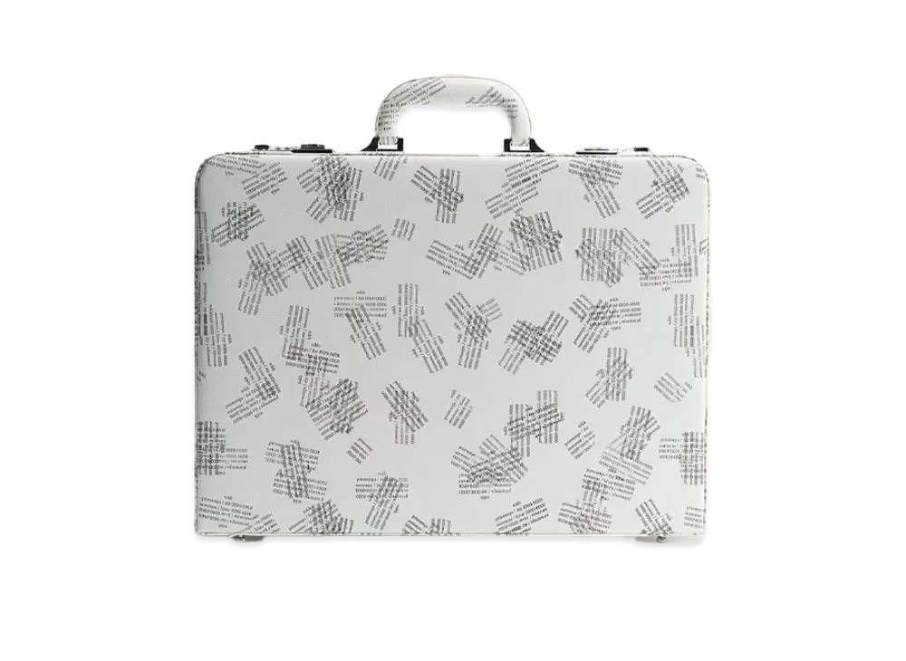 rokh x H&M Printed Briefcase "White/Pattern"