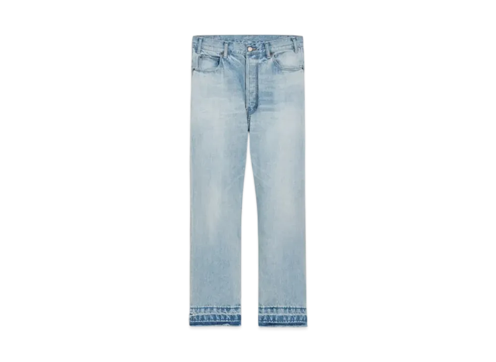 CELINE Men's Wesley Jeans in Rider Wash Denim "Rider Wash"