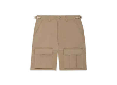 CELINE Men's Cargo Shorts in Cotton "Taupe"