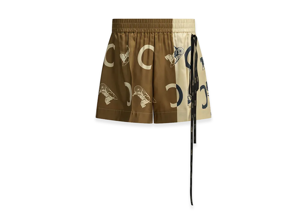CELINE Women's Shorts "Multicolor"