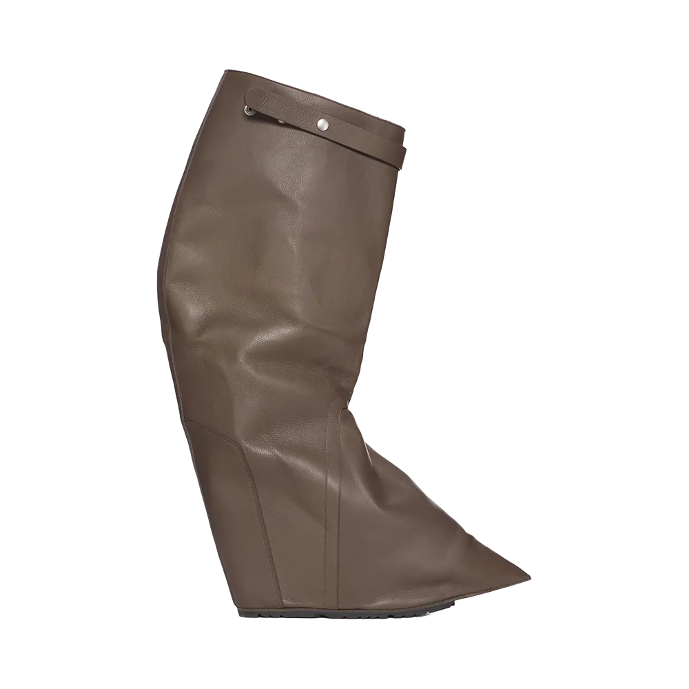 Rick Owens Taconaska Soft Grainy Cow Leather "Dust"