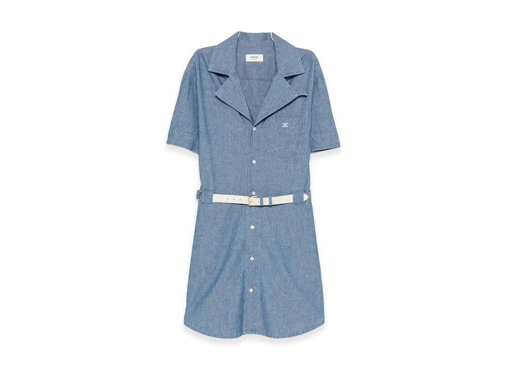 CELINE Women's Dresses "Light Blue"