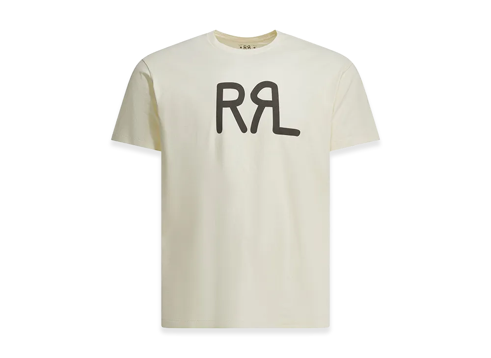 RRL ロゴプリント Tシャツ Mサイズ ホワイト RRL T-Shirts 