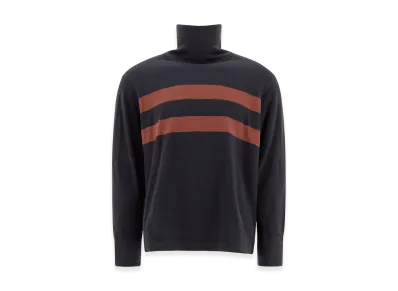 RRL Cotton Turtleneck Sweater "Blue"