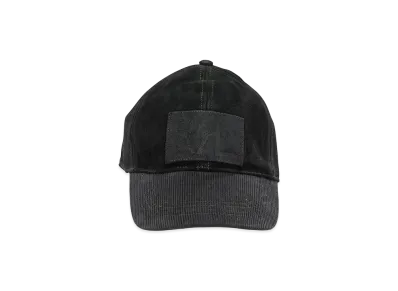 RRL Suede Baseball Cap "Black"