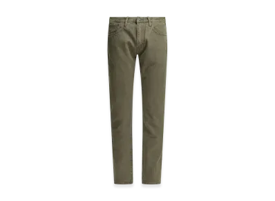 RRL Olive Straight-Leg Jeans "Green"