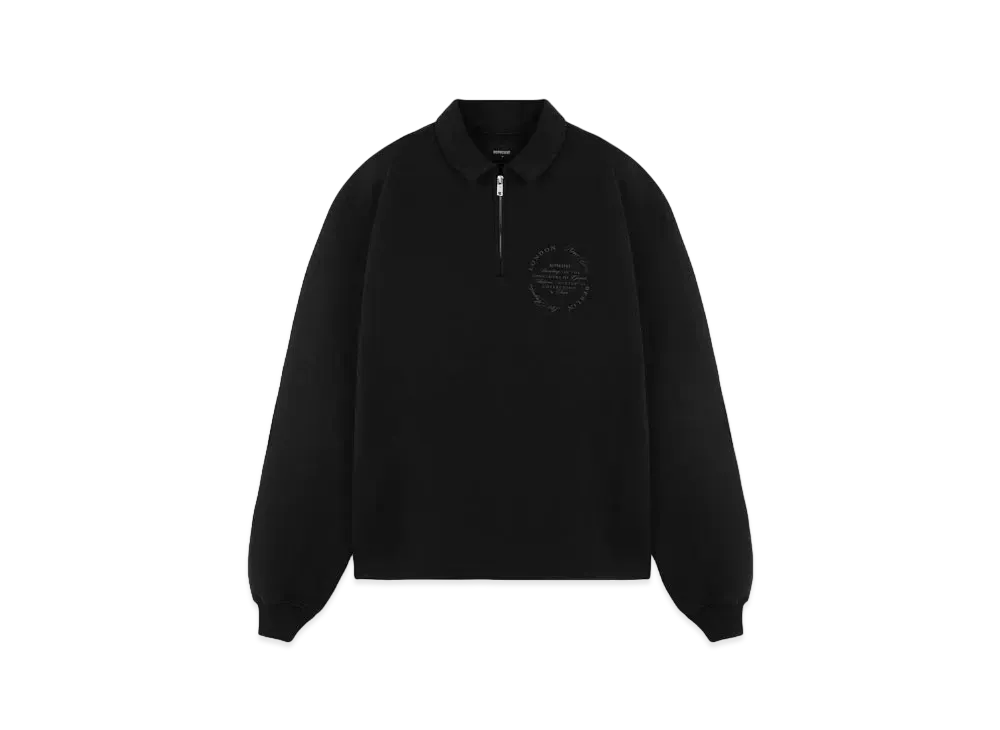 REPRESENT Season Tour Quarter Zip Sweater "Black"