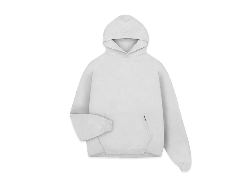 REPRESENT Heavyweight Initial Hoodie "Ice Grey Marl"